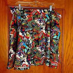 Marvel Comic Book Skirt Sz 2